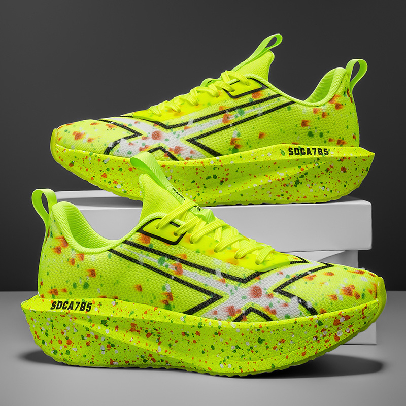 Lightweight Road Running Shoes - Atmungsaktive Straßenlaufschuhe für Herren – stoßdämpfende