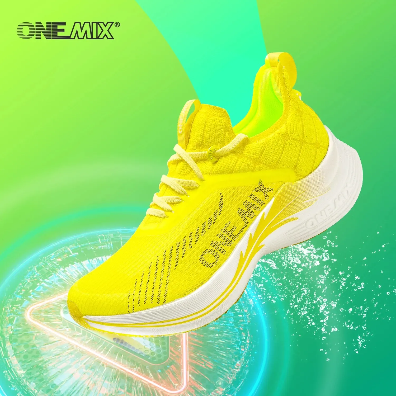 Carbon Plate Marathon Racing Shoes - ONEMIX Carbon Plate Marathon-Laufschuhe, professionelle, stabile