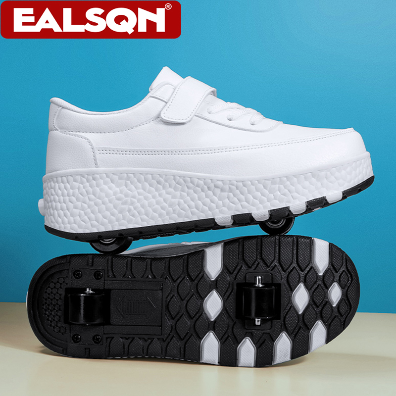 Sneakers - Modische Kinder-Rollschuhe Jungen Mädchen Doppelrad Unisex