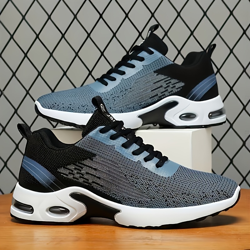 Shock Absorbing Gym Trainers - Atmungsaktive Laufschuhe für Herren aus gewebtem