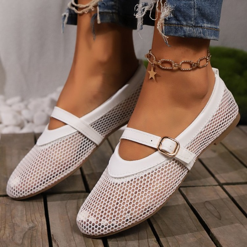 Sandals - Lässige, atmungsaktive Mesh-Slip-On-Sandalen für Damen, Sommer-Hot-Sale