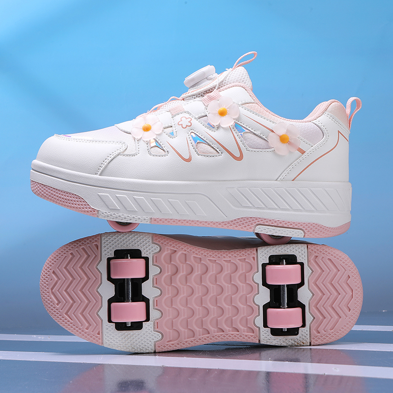Sneakers - Kinder-Rollschuhe: Modisches Geschenk, hochwertige, einziehbare Laufschuhe