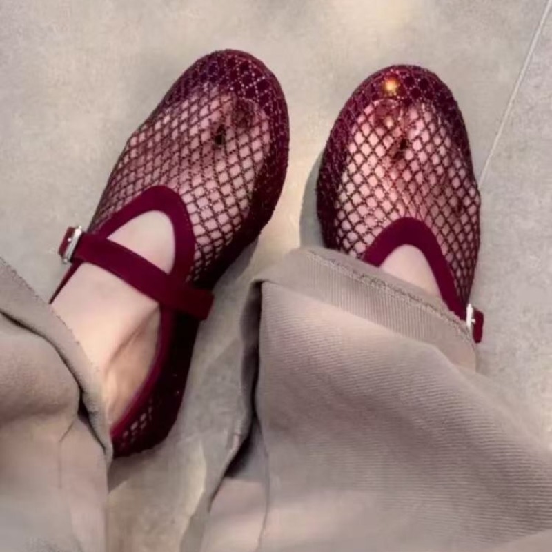 Boots - Hohle Strass-Baotou-Sandalen für Damen 2026 –