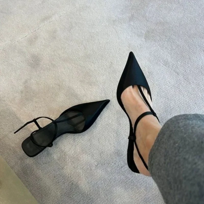 Sandals - Schuhe für Damen, sexy, spitze Zehen-Damensandalen,