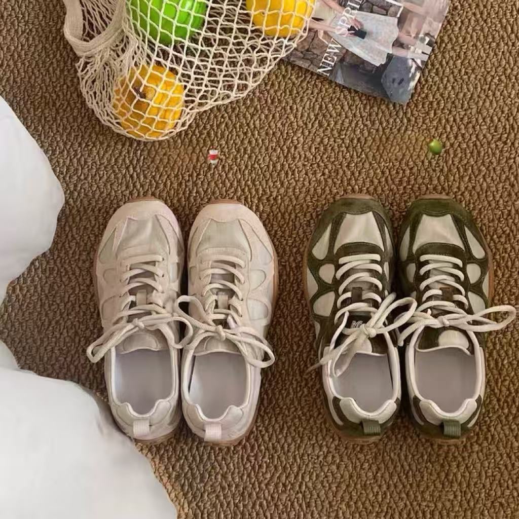 Vintage Patchwork-Schnürsneake – Sneakers Bewertung und Preis