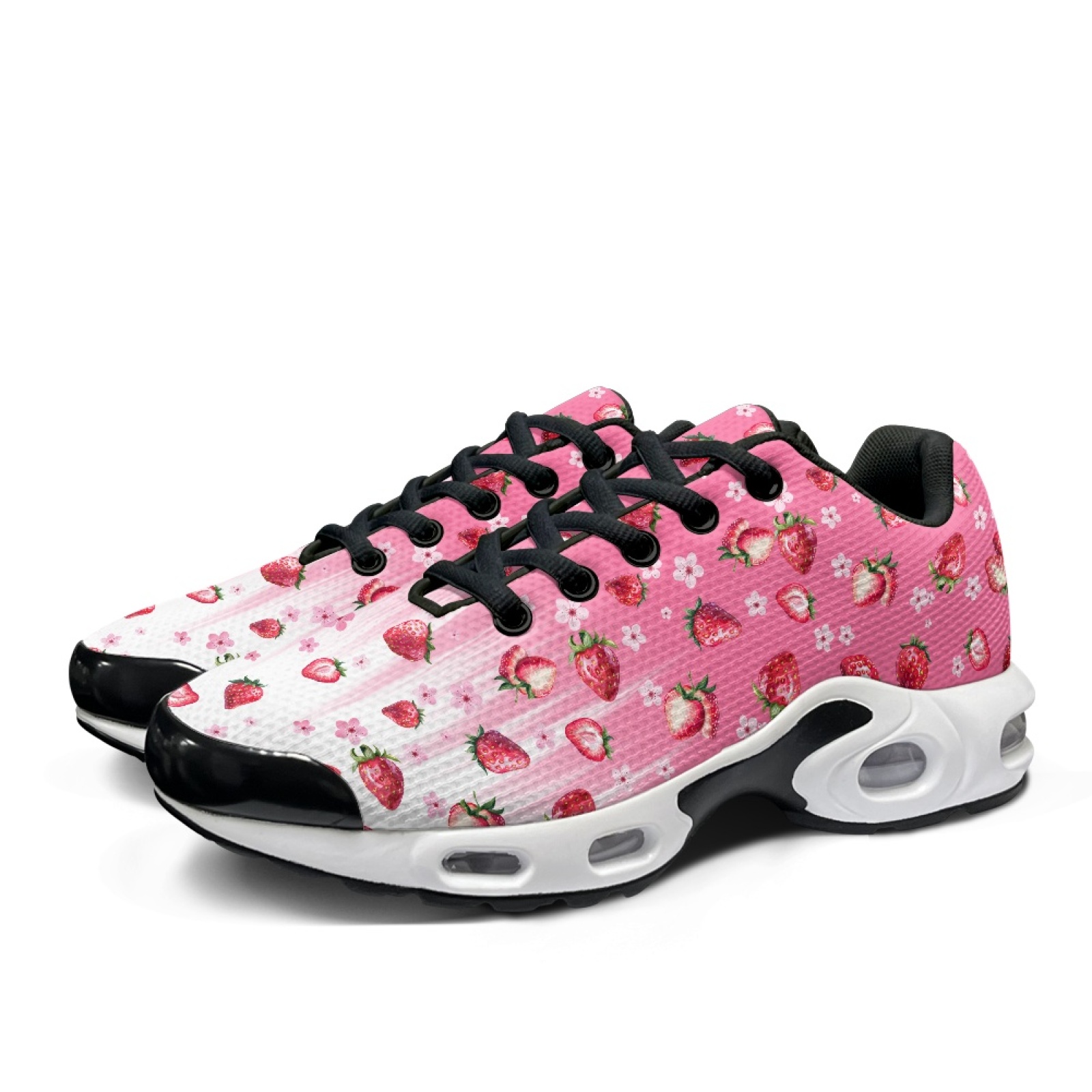 PENSTROLL Erdbeer-Blumenmuster – Air Cushion Jogger Shoes Men Bewertung und Preis