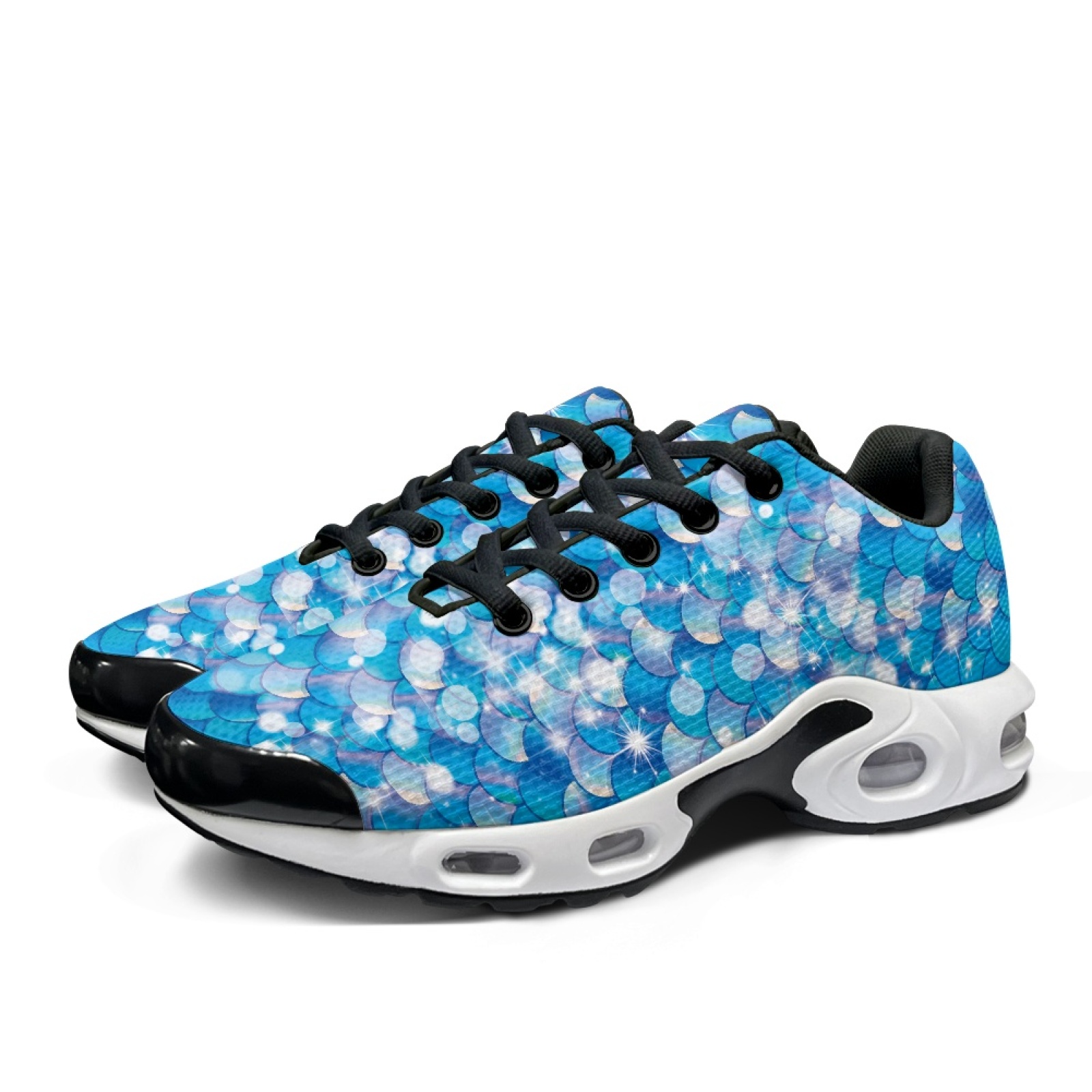 PENSTROLL Mermaid Scale Print  – Air Cushion Jogger Shoes Men Bewertung und Preis