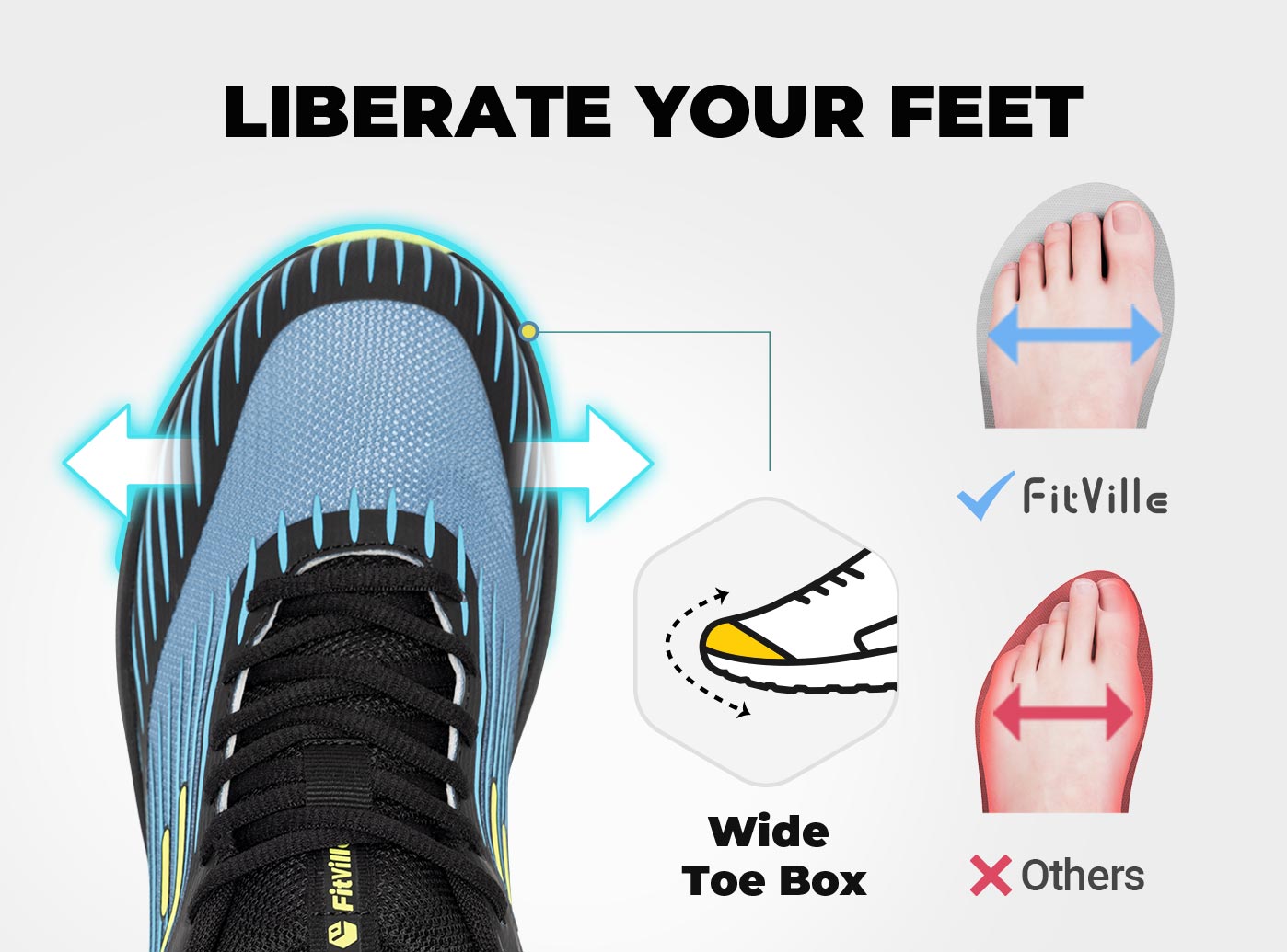 FitVille Herren-Trail-Laufschu – Anti Slip Trail Running Sneakers Bewertung und Preis