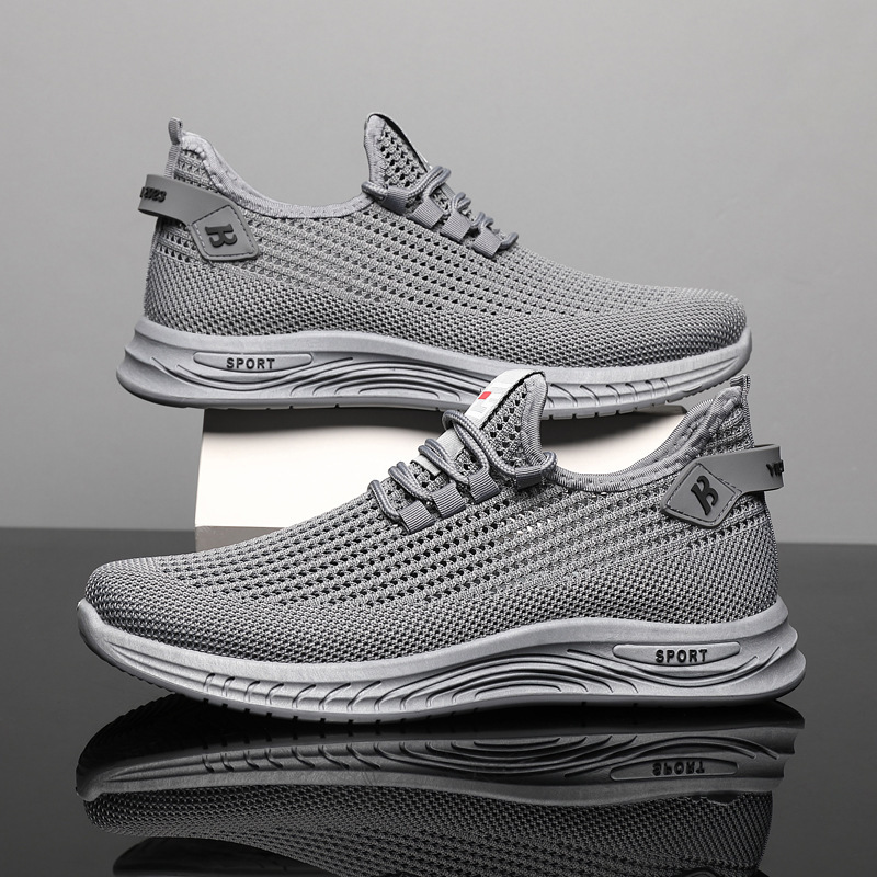 Leichte Mesh-Strick-Sneaker fü – Shock Absorbing Gym Trainers Bewertung und Preis