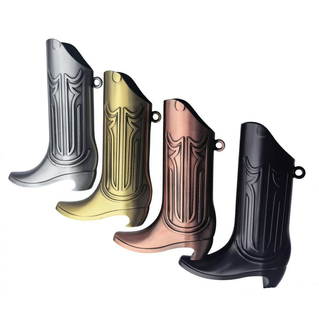 Metall-Cowboy-Stiefel-Feuerzeu – Boots Bewertung und Preis