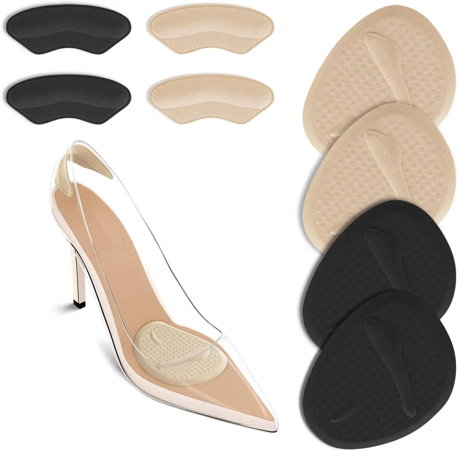 2 Sets Fersenpolster, Ballenki – Heels Bewertung und Preis