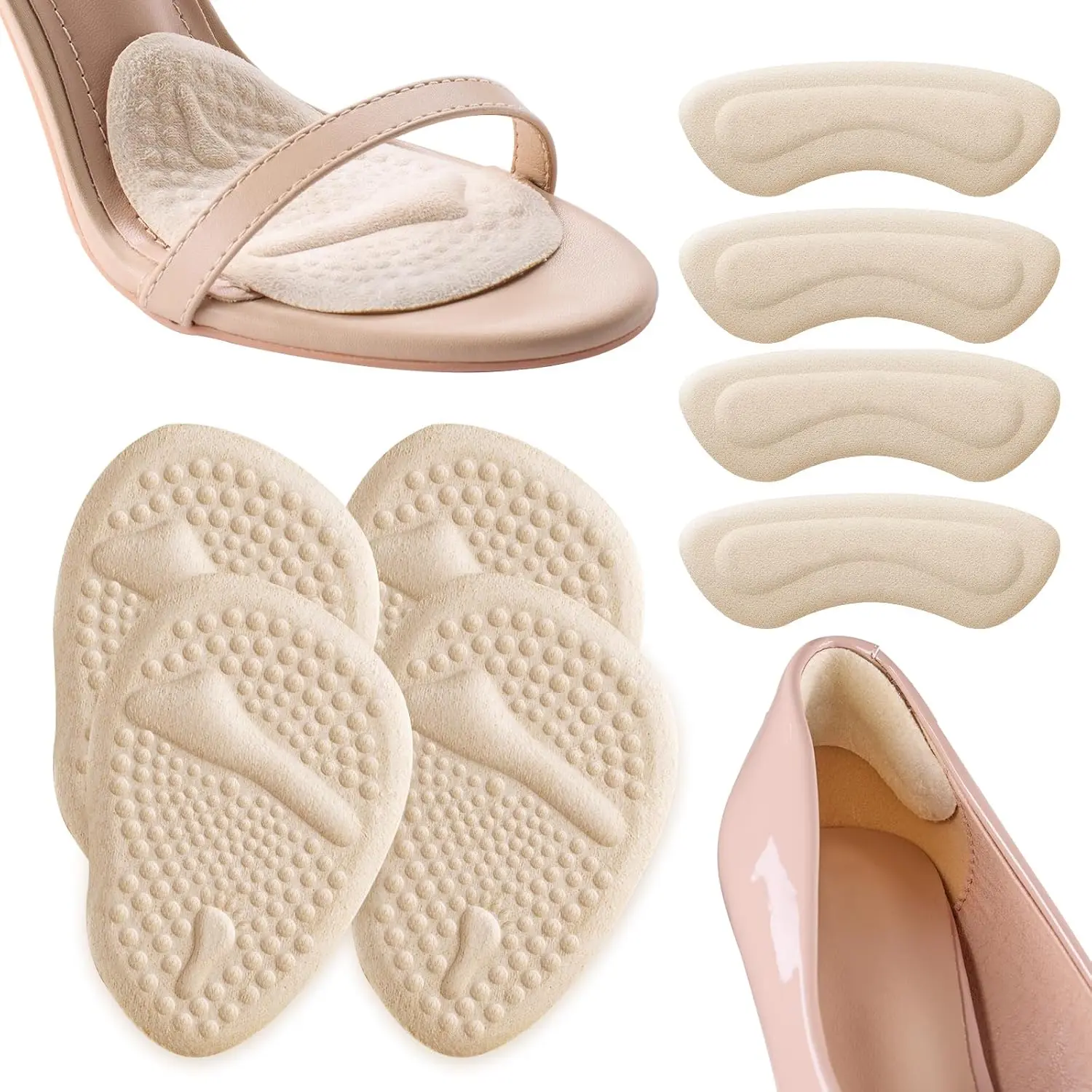 2 Sets Fersenpolster, Ballenki – Heels Bewertung und Preis