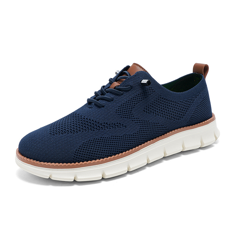 2026 Neue Herren Atmungsaktive – Knit Fabric Lace Up Sneakers Bewertung und Preis