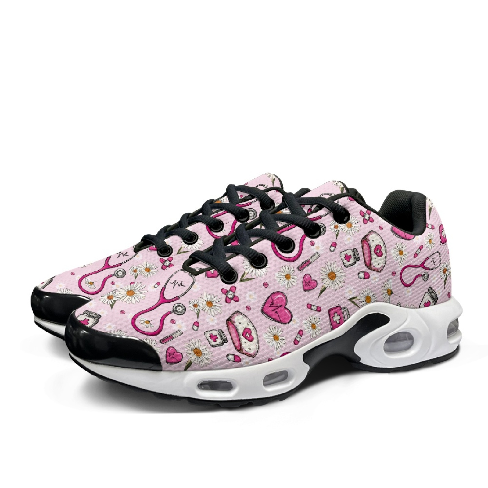 PENSTROLL Rosa Gänseblümchen-H – Air Cushion Jogger Shoes Men Bewertung und Preis