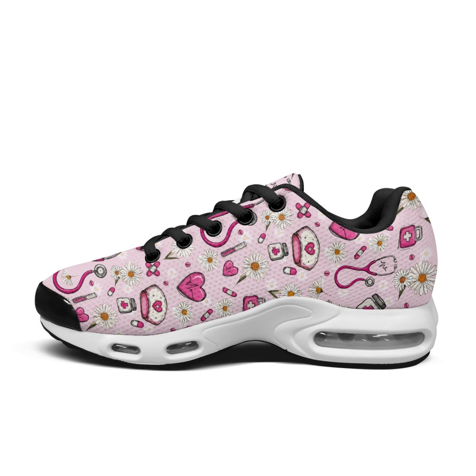 PENSTROLL Rosa Gänseblümchen-H – Air Cushion Jogger Shoes Men Bewertung und Preis